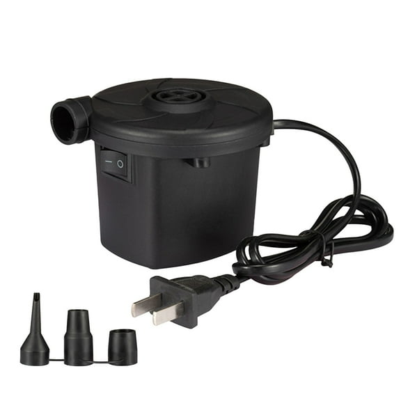 W-015 Home Use Electric Air Pump For Inflations And Deflation With 3 Size Nozzles For Camping #U3UDM