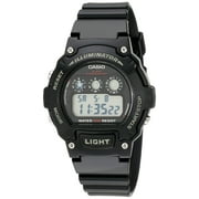 W-214HC-1AVCF Mens Black Chronograph Watch