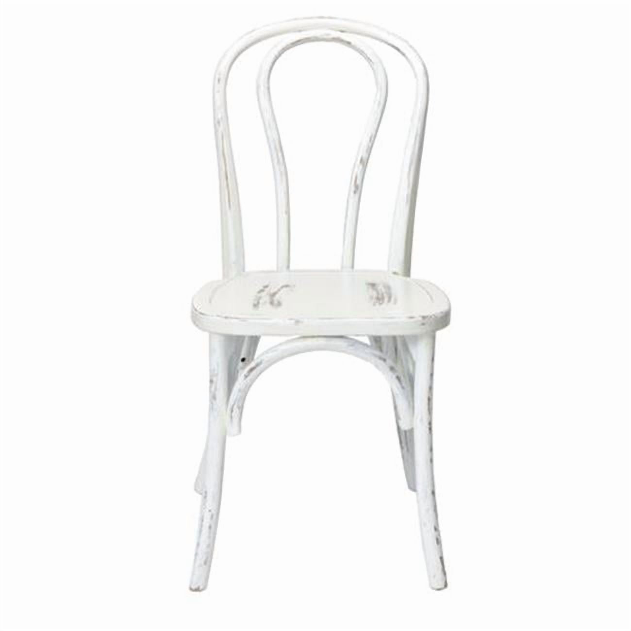 W-611-X02-BENTW-WW American Classic Sonoma Bentwood Stackable Chair - White Wash - 35 in.