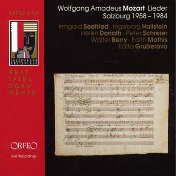 W.A. Mozart - Lieder - Music & Performance - CD