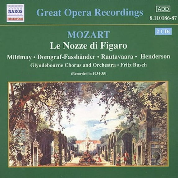 W.A. Mozart - Nozze Di Figaro-Comp Opera - Classical - CD