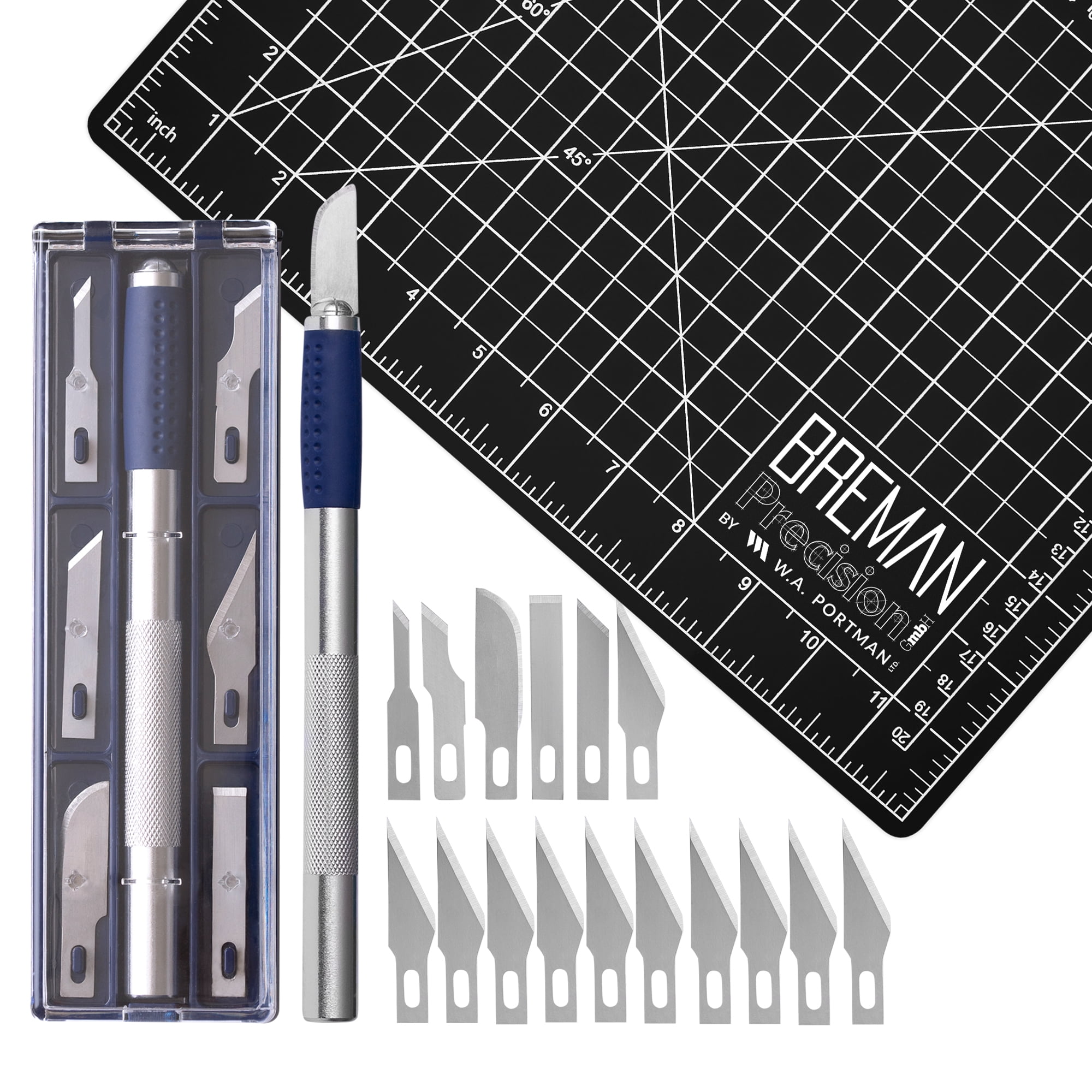 Wa Portman 18x24-Inch Cutting Mat and Hobby Knife Set, Size: 18 x 24