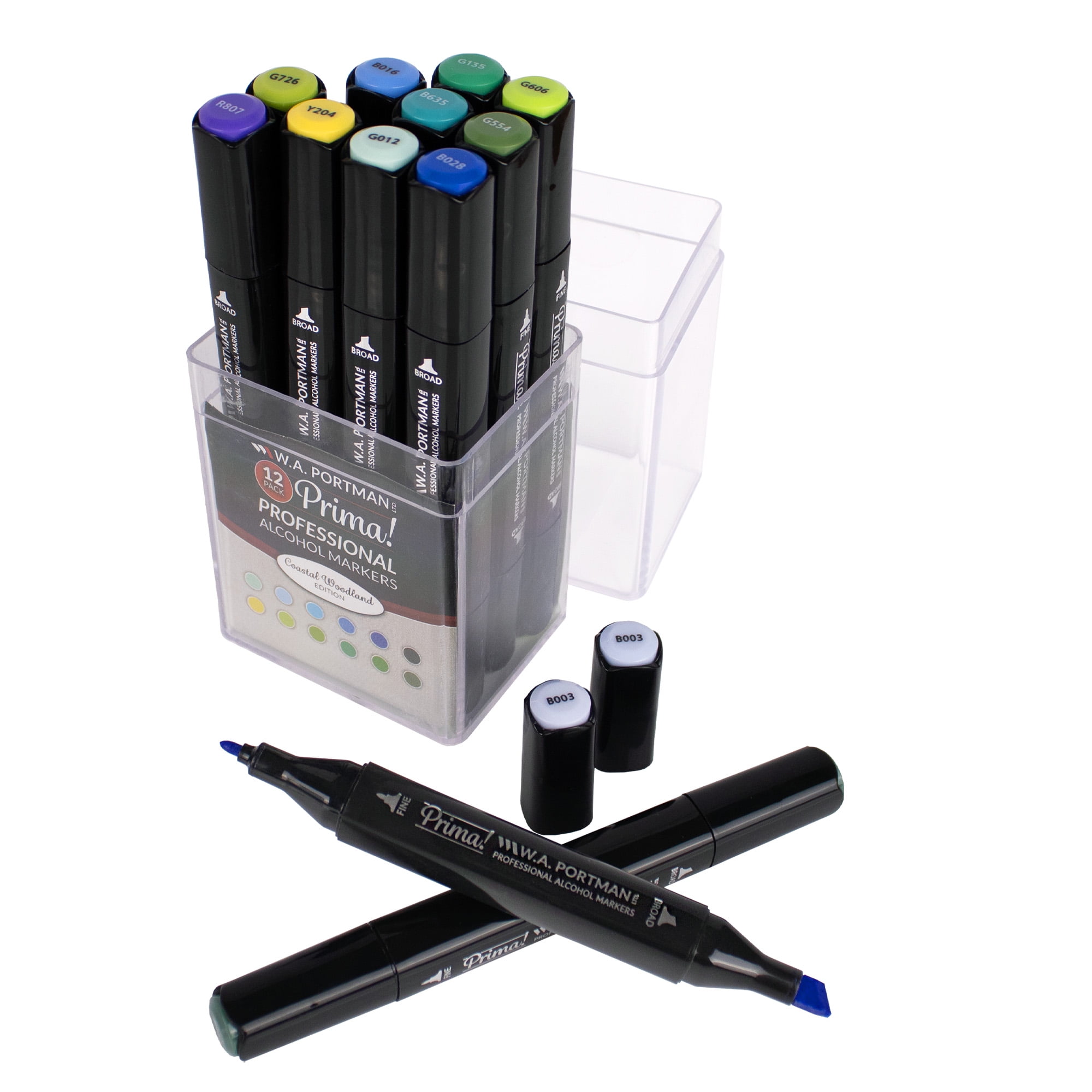 Wynhard 60 Pcs Colour Markers Pen Set Alcohol Markers Set Dual