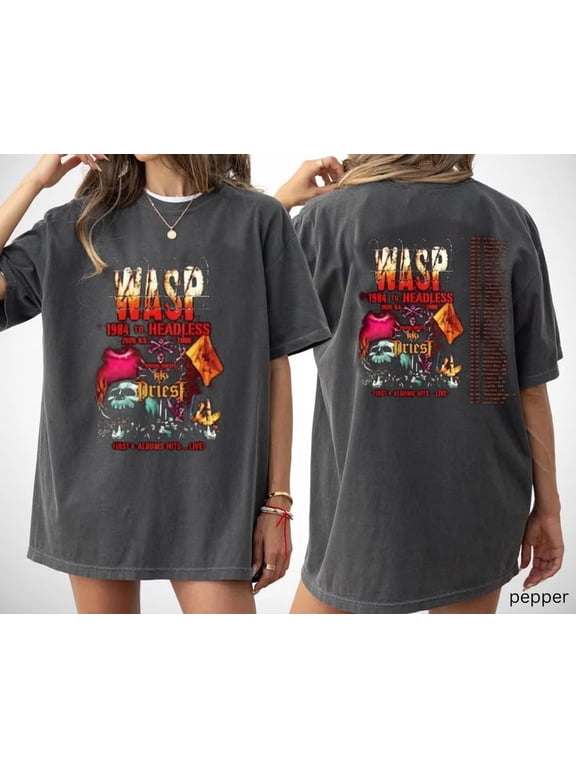 W.A.S.P. 1984 To Headless 2026 Tour T-shirt Sizes S-5XL