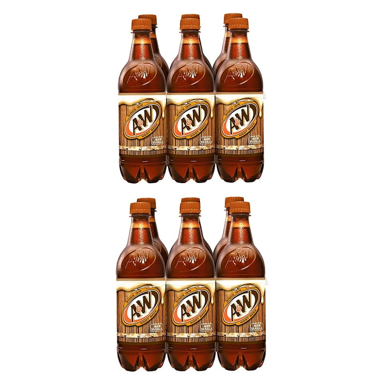 A&W Root Beer Zero Sugar Natural Soda, 16.9 fl oz, 12 A&W Root Beer Zero Sugar Natural Soda, 16.9 fl oz, 12