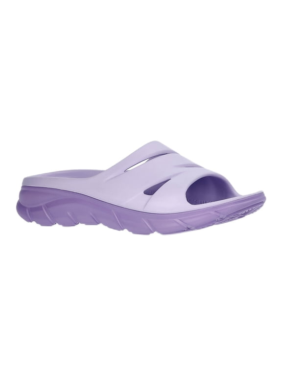 Women's Two Tone Slide Sandals