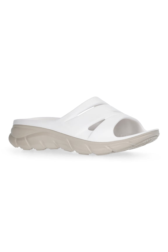 Women's Two Tone Slide Sandals