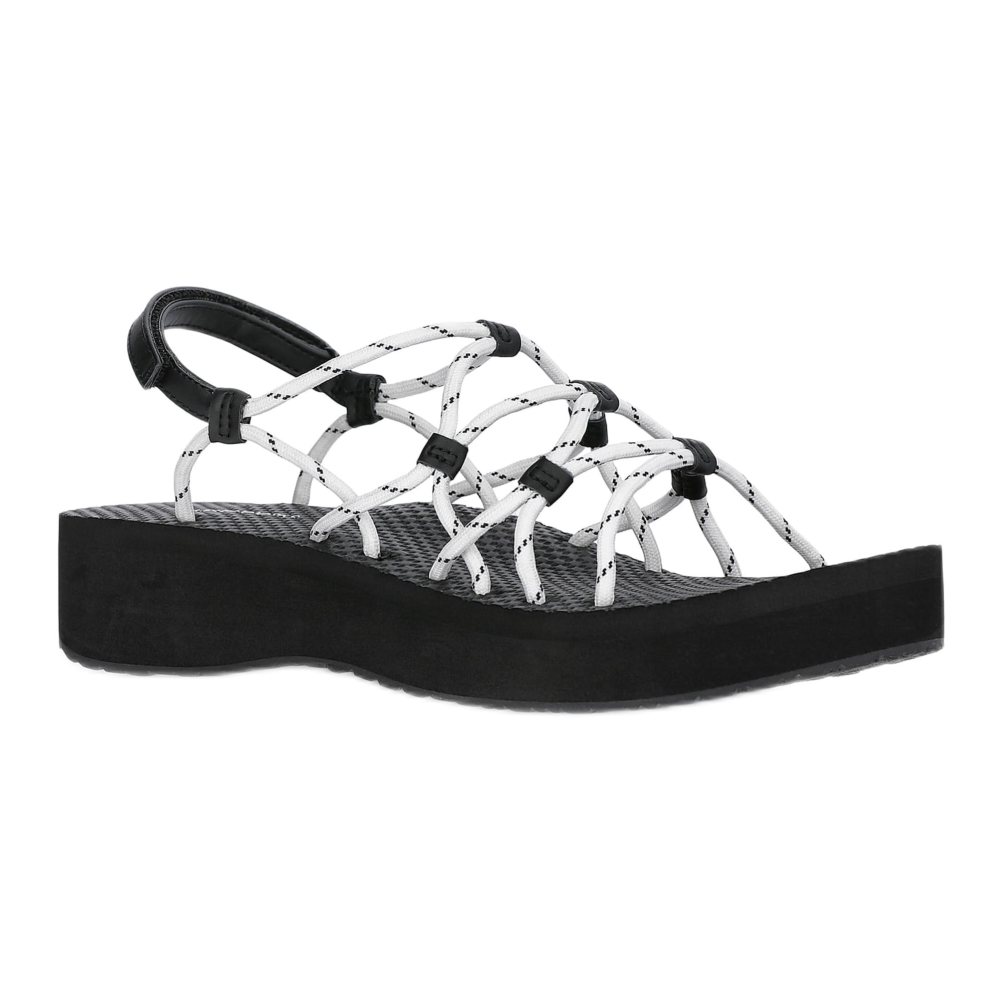 Athletic Works Women's Strappy Rope Sandals
