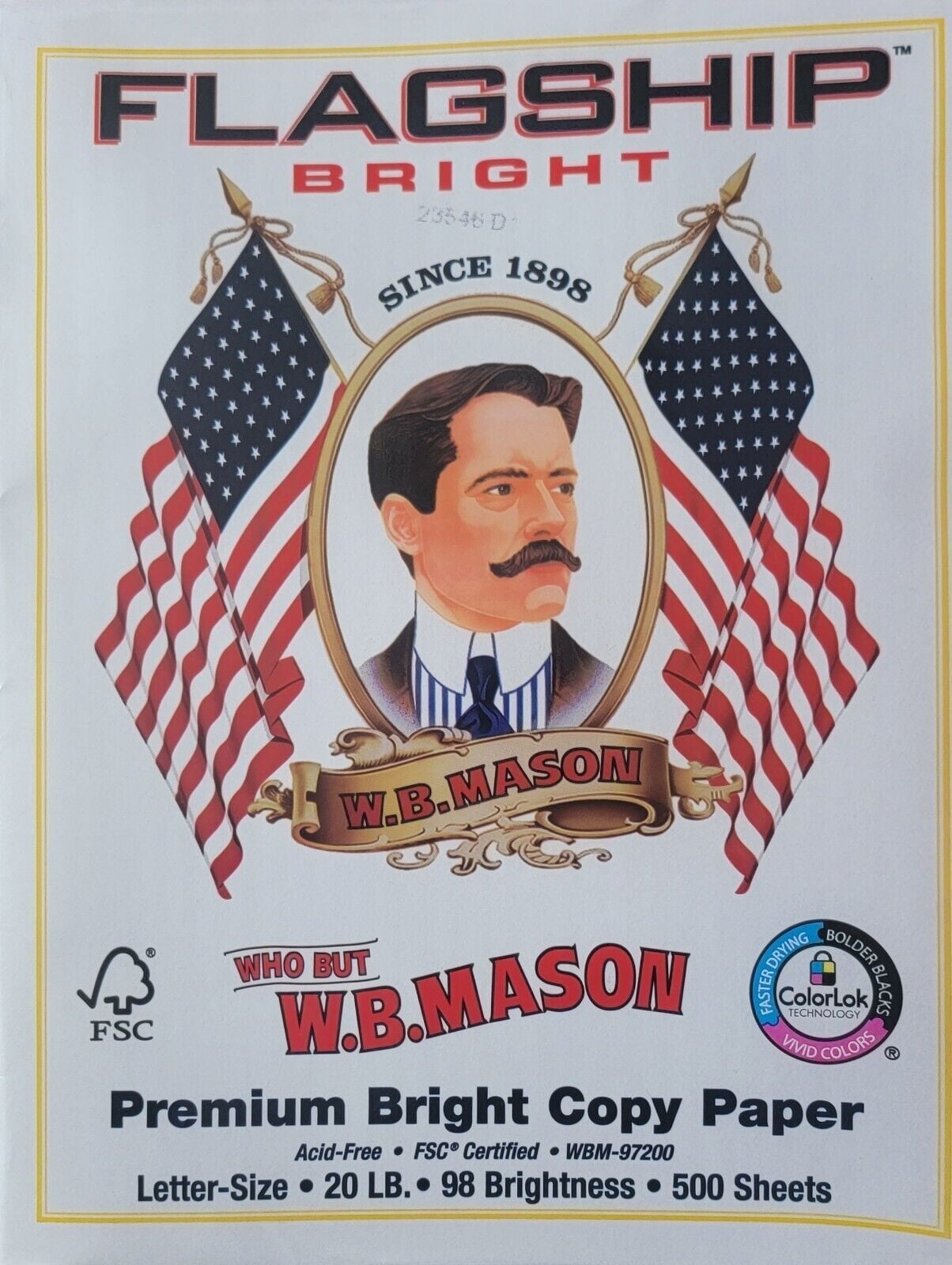 W.B. Mason 8.5x11 Flagship Bright Copy Paper 5000 Sheets