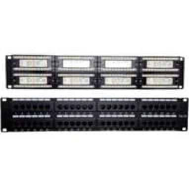 W BOX TECH COMPONENTS 208 C5EPP48 CAT5E PATCH PANEL 48 PORT
