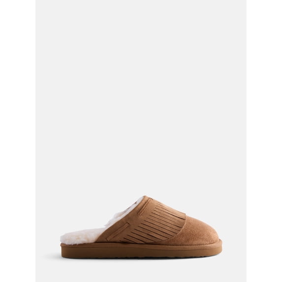 Pawz Women's Sylvie Fringe Scuff Slippers