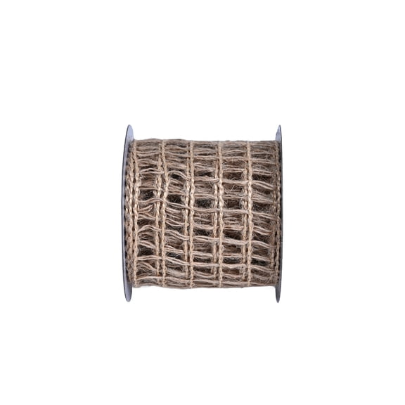 Gwen Studios 2.5" Natural Burlap Ribbon, 3 yards