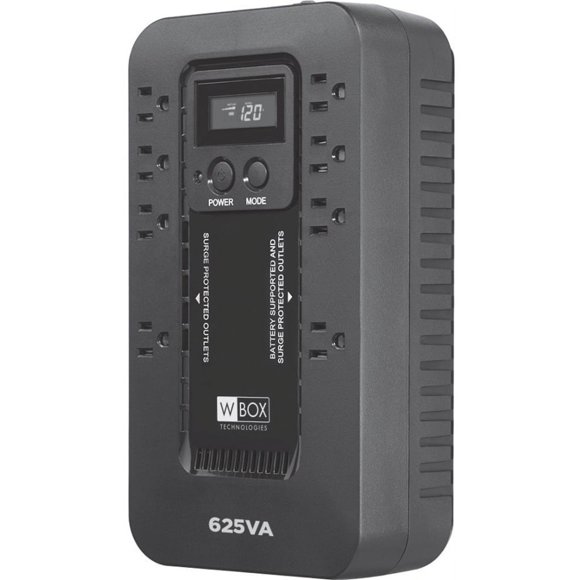 W Box 0E-625V8LCD2 625VA Tower UPS