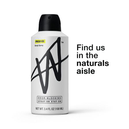 W By Jake Paul Body Spray - Odor Blocking - Long Lasting - Fresh Ice - 3.4 fl oz