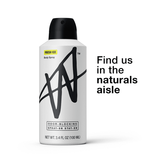 W By Jake Paul Body Spray - Odor Blocking - Long Lasting - Fresh Ice - 3.4 fl oz