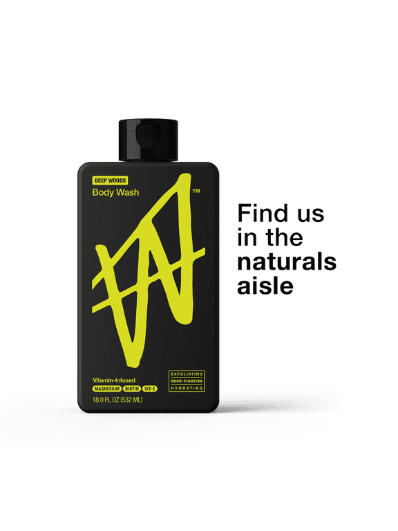 By Jake Paul Body Wash - Exfoliating - Hydrating - Deep Woods - 18 fl oz