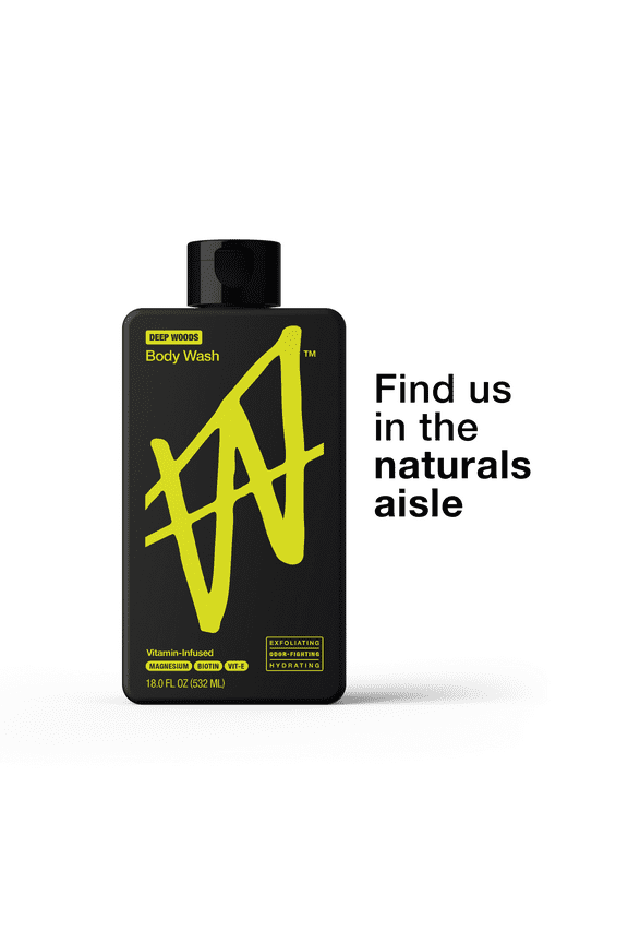 By Jake Paul Body Wash - Exfoliating - Hydrating - Deep Woods - 18 fl oz