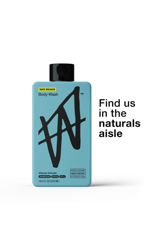 By Jake Paul Body Wash - Exfoliating - Hydrating - Wave Breaker - 18 fl oz