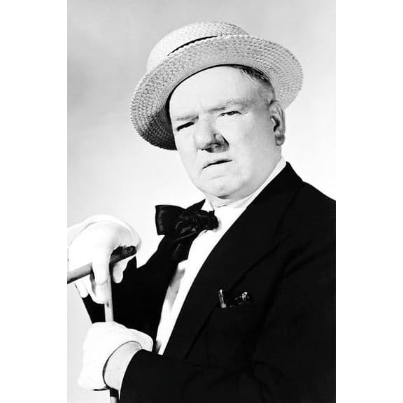 W.C. Fields B&W 24x36 Poster