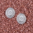 thumbnail image 1 of W&Co Silver Flower Concho Post Earring, 1 of 1