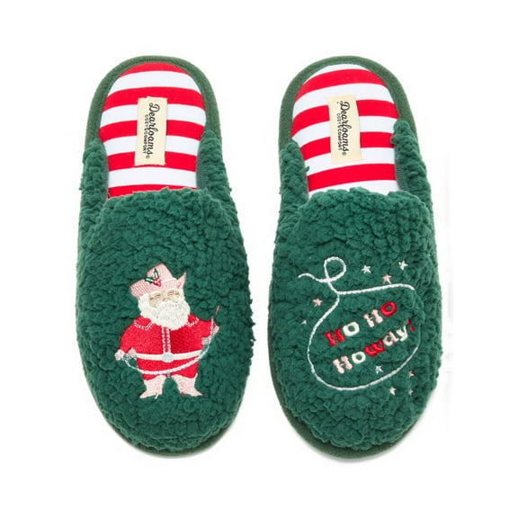 Dearfoams Cozy Comfort Women's Holiday Novelty Slippers