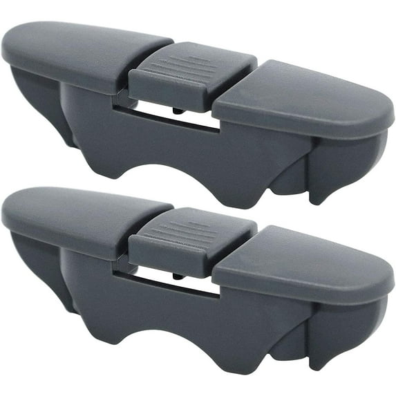 W Dishwasher Upper Dishrack Slide Rail Stop Clip by Beaquicy - Replace W WPW10508950VP AP PS Whirlpool Kenmore Dishwasher (Pack of 2) dark grey