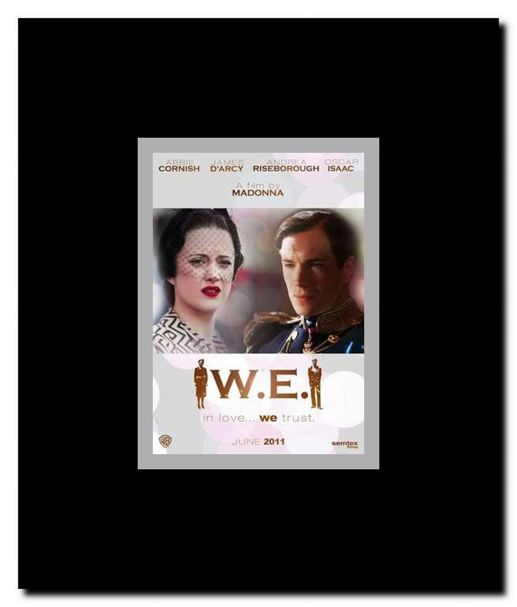 W.E. Framed Movie Poster