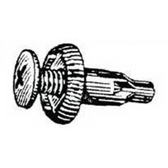 W & E Sales 2613 Screw Rivet, Sill Plate Moulding, Honda Accord- 90 and Up, Package Of 10