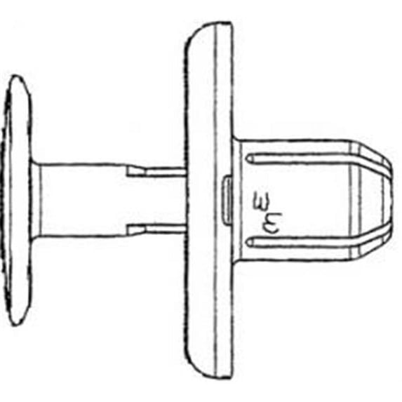 W & E Sales WE3285 Plastic Push Rivet-Toyota