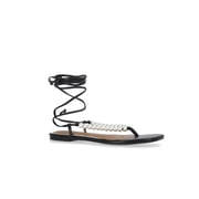 Women's Beaded Wrap Sandals