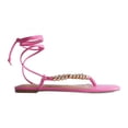 thumbnail image 1 of Free Assembly Women's Beaded Wrap Sandals, 1 of 7