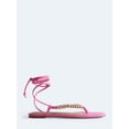 thumbnail image 1 of Free Assembly Women's Beaded Wrap Sandals, 1 of 7