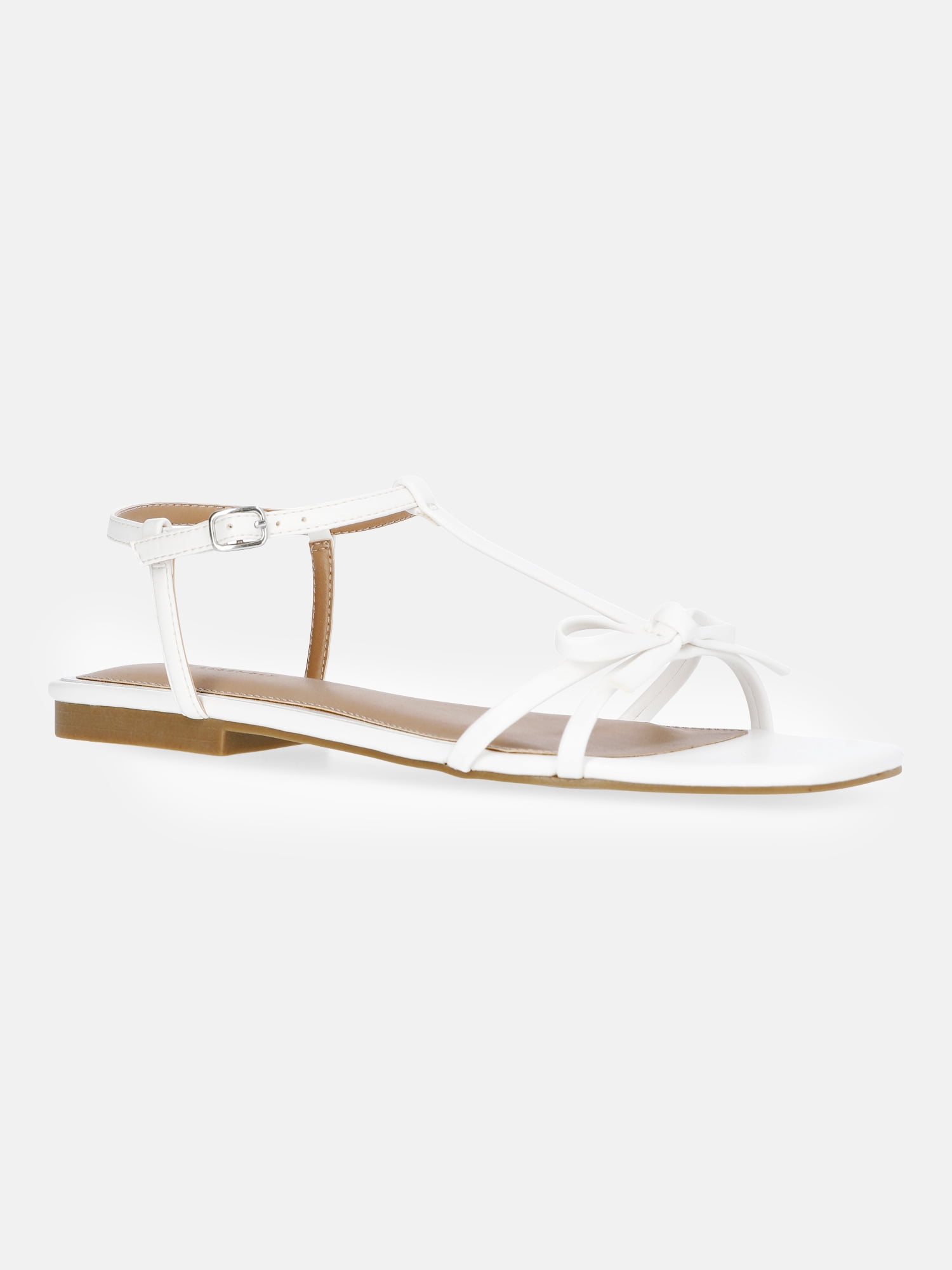 Free Assembly Women's Flat Sandals with Bow