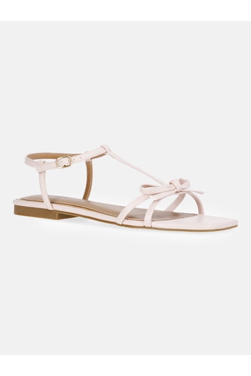 chinese dress ladies Amazon.com | Colgo Thong Flat Sandals, Casual Women T-Strap Dress Sandals  with Adjustable Ankle Buckle for Summer Wedding (Black/Sdl,5.5) main image 0