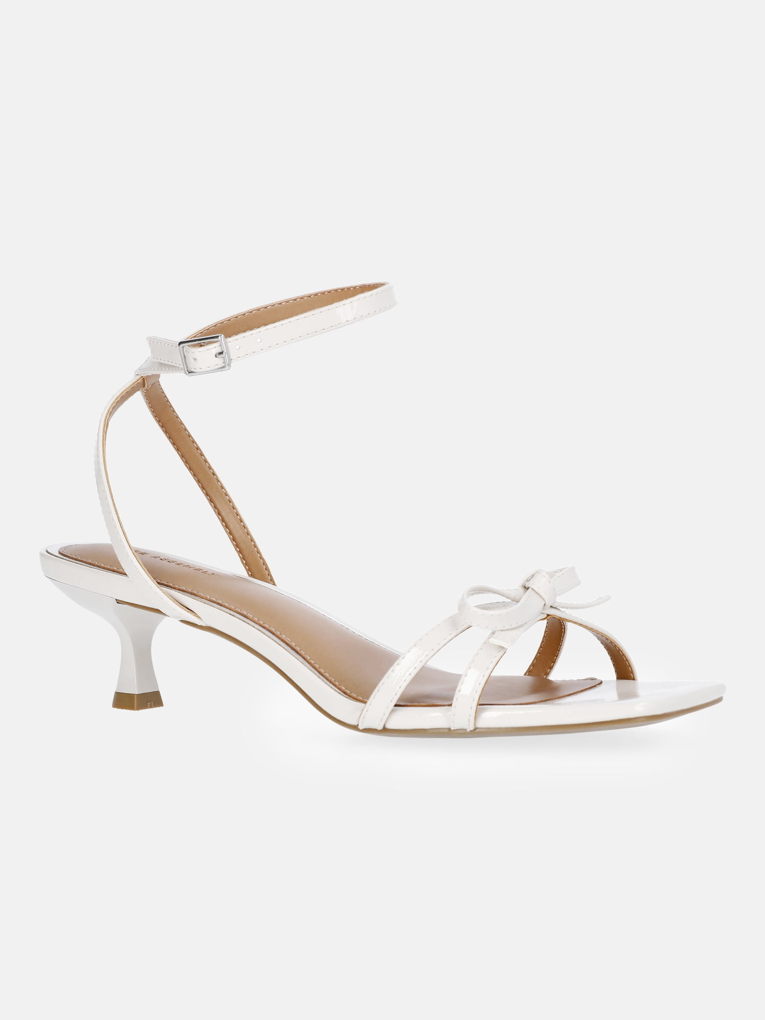 Free Assembly Women's Kitten Heel Sandals with Bow