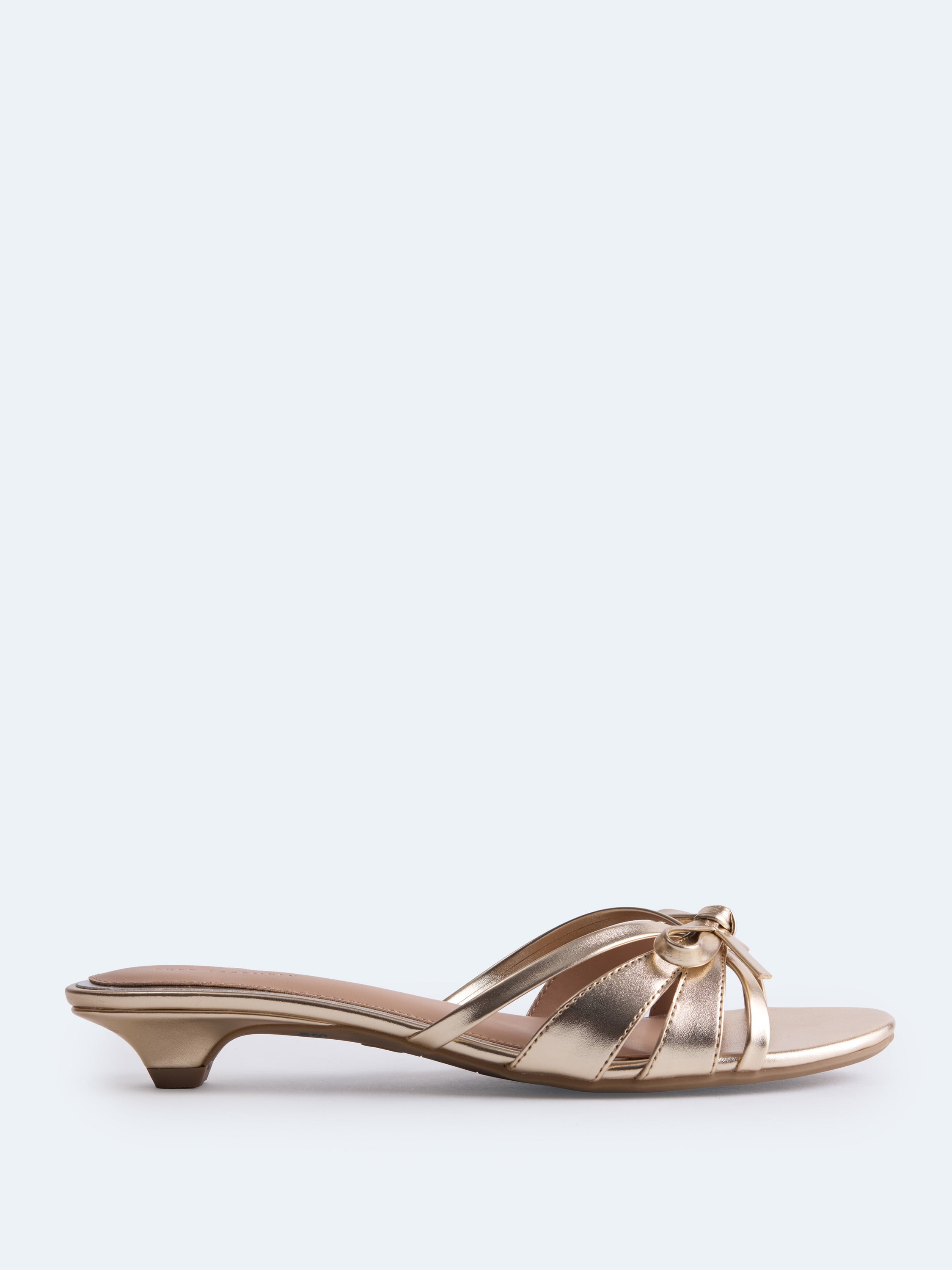 Free Assembly Women's Kitten Heel Sandals with Bow