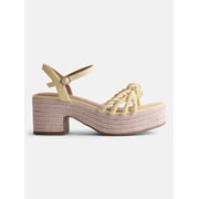 Women's Espadrille Block Heel Platform Sandals