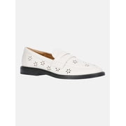 Free Assembly Womens Faux Leather Cut Out Loafers