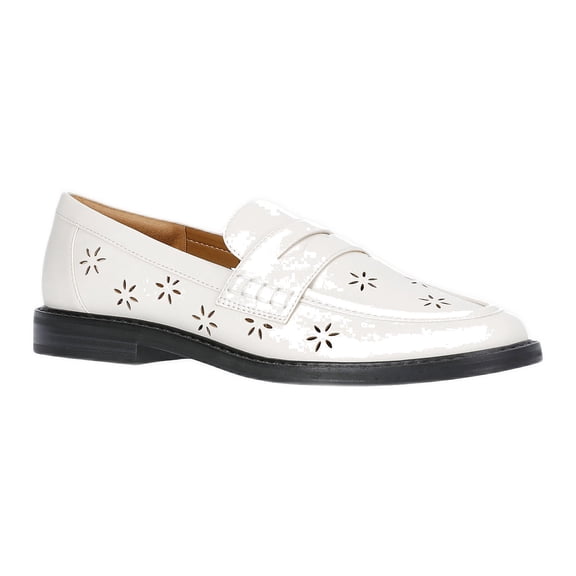 Free Assembly Women's Faux Leather Cut Out Loafers