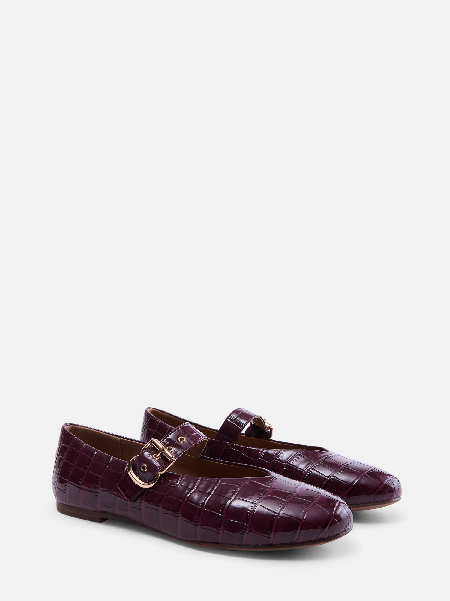Free Assembly Women's Croco Mary Jane Flats