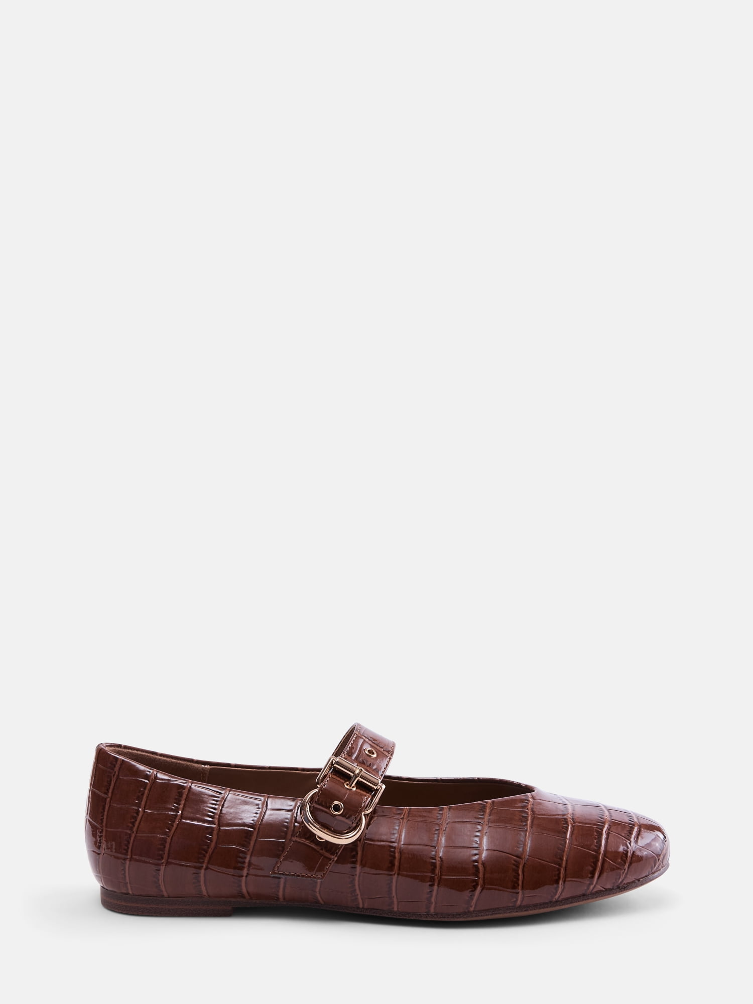 Free Assembly Women's Croco Mary Jane Flats