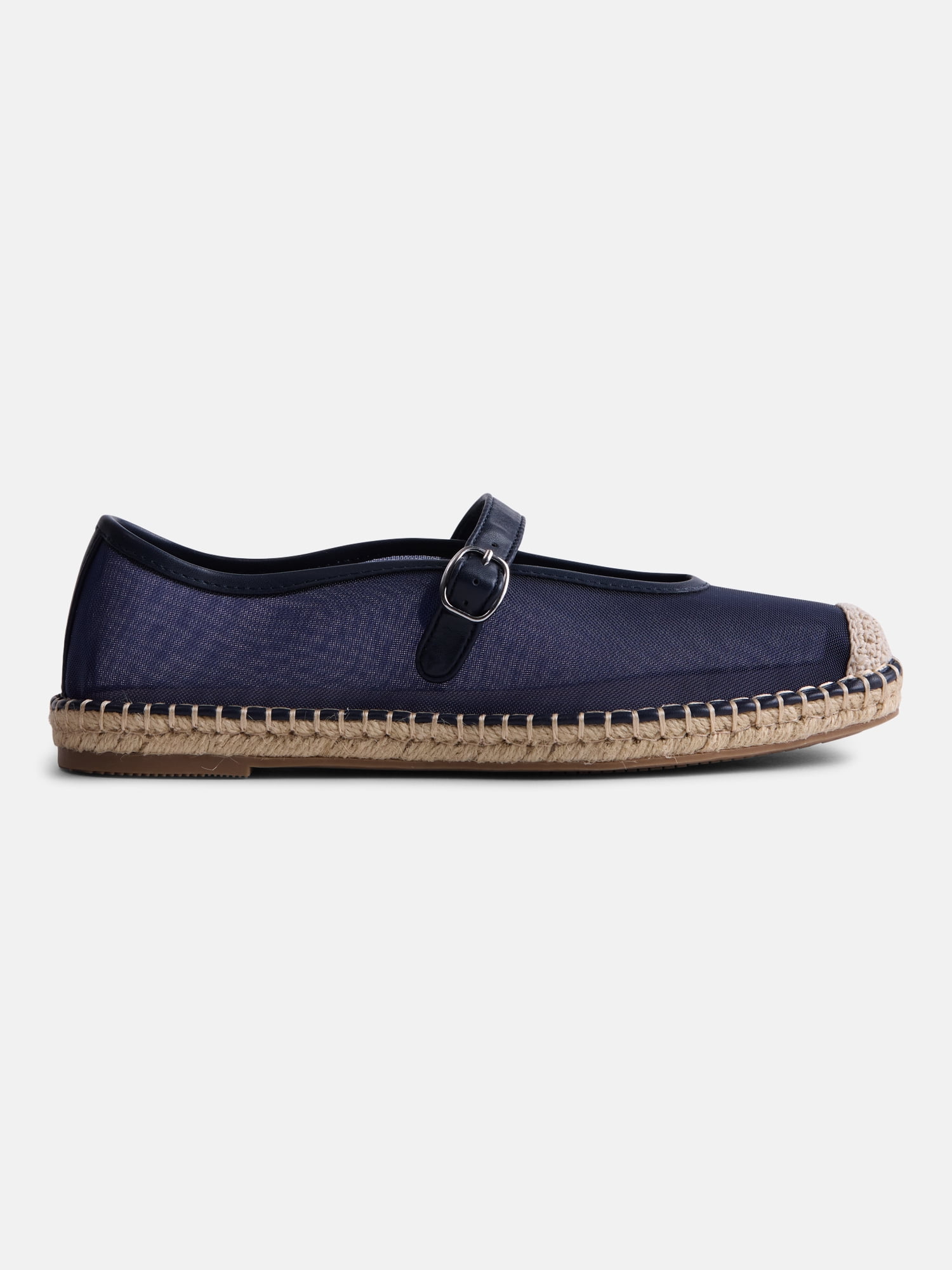 Free Assembly Women's Mesh Mary Jane Espadrilles