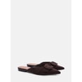 thumbnail image 1 of Free Assembly Women's Faux Suede Buckle Mules, 1 of 7