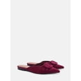thumbnail image 1 of Free Assembly Women's Faux Suede Buckle Mules, 1 of 7
