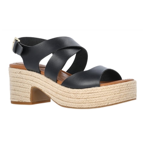 Women's Strappy Platform Block Heel Sandals