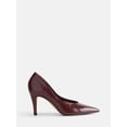 thumbnail image 1 of Free Assembly Women's Faux Leather Pointed Toe Pumps, 1 of 5