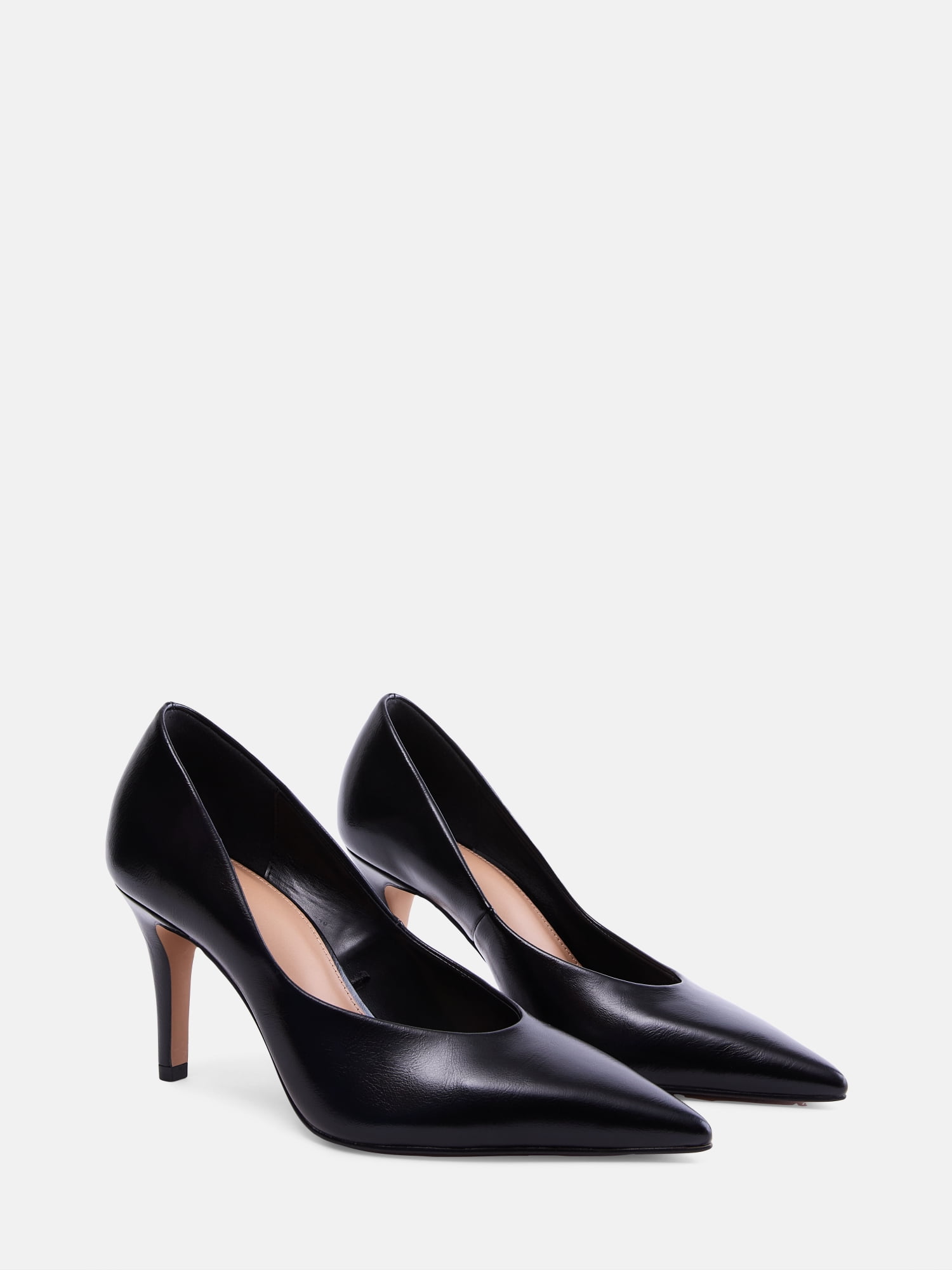 Free Assembly Women's Faux Leather Pointed Toe Pumps