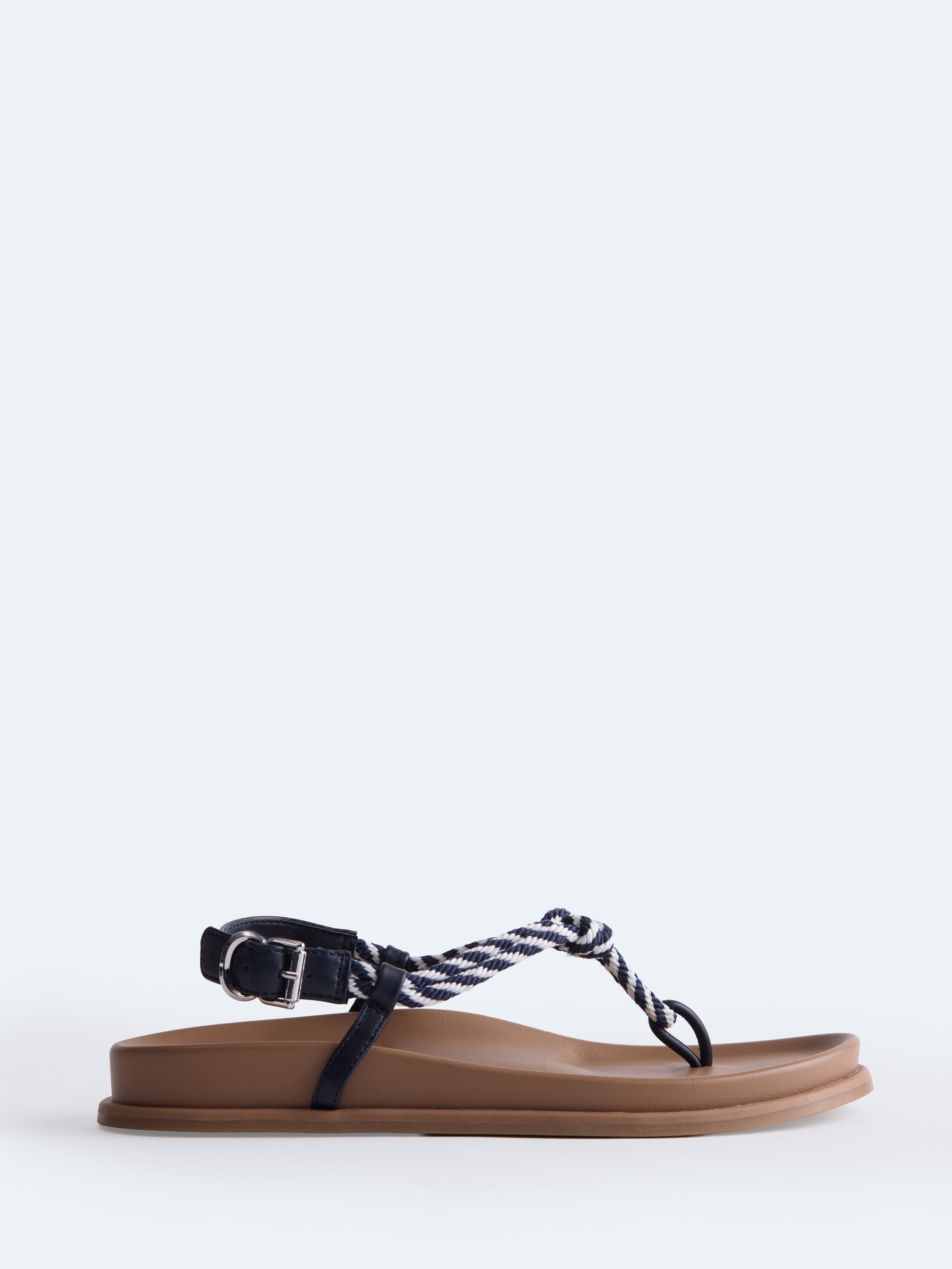 Free Assembly Women's Rope Footbed Sandals