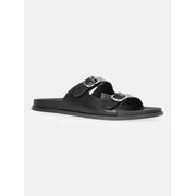 Women's Double Strap Footbed Slide Sandals