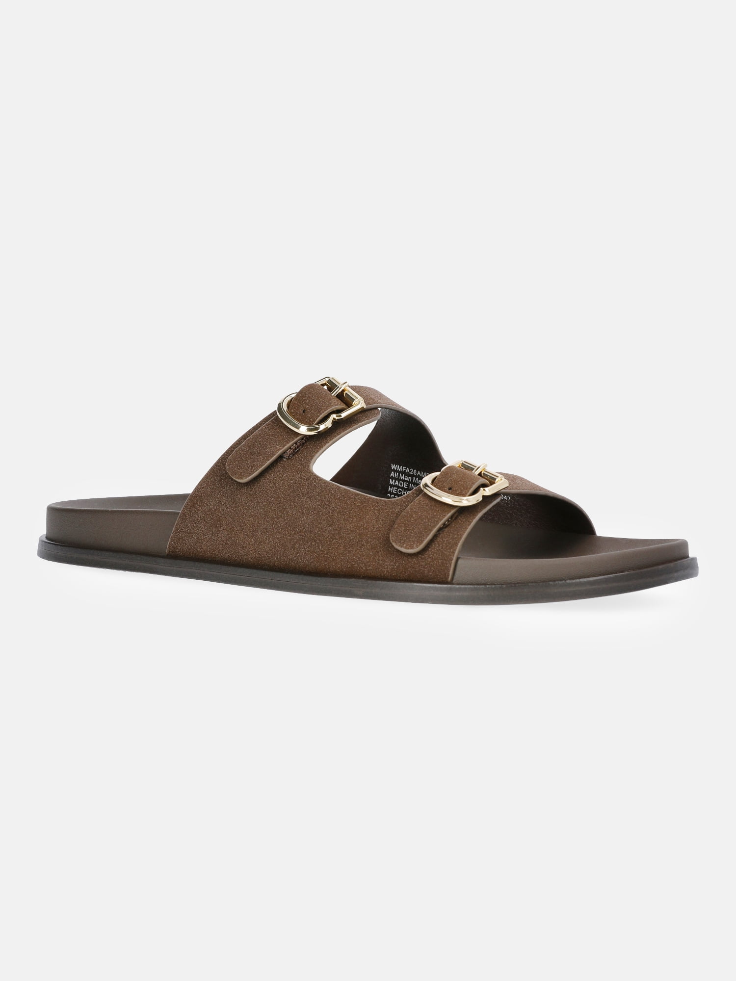 Free Assembly Women's Double Strap Footbed Slide Sandals